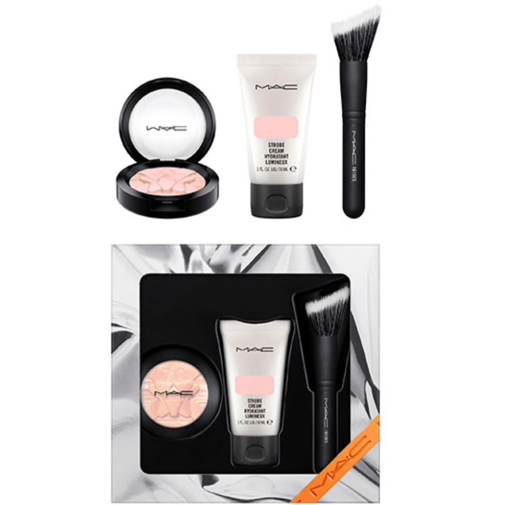 NEW MAC 3pc Shiny Pretty Things Glow Getter Pink